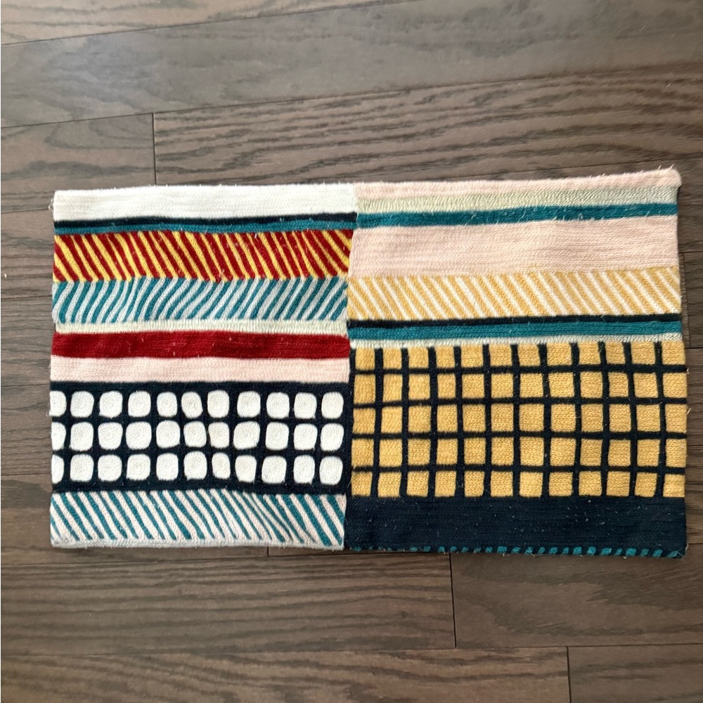 West Elm Multicolor Geometric Accent Pillow